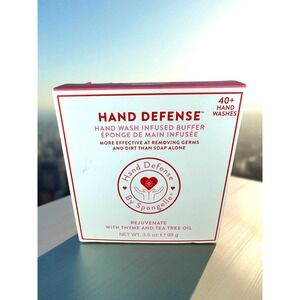 Spongellé Hand Defense Buffer Rejuvenate Thyme Tea Tree Oil 3.5oz‎ New